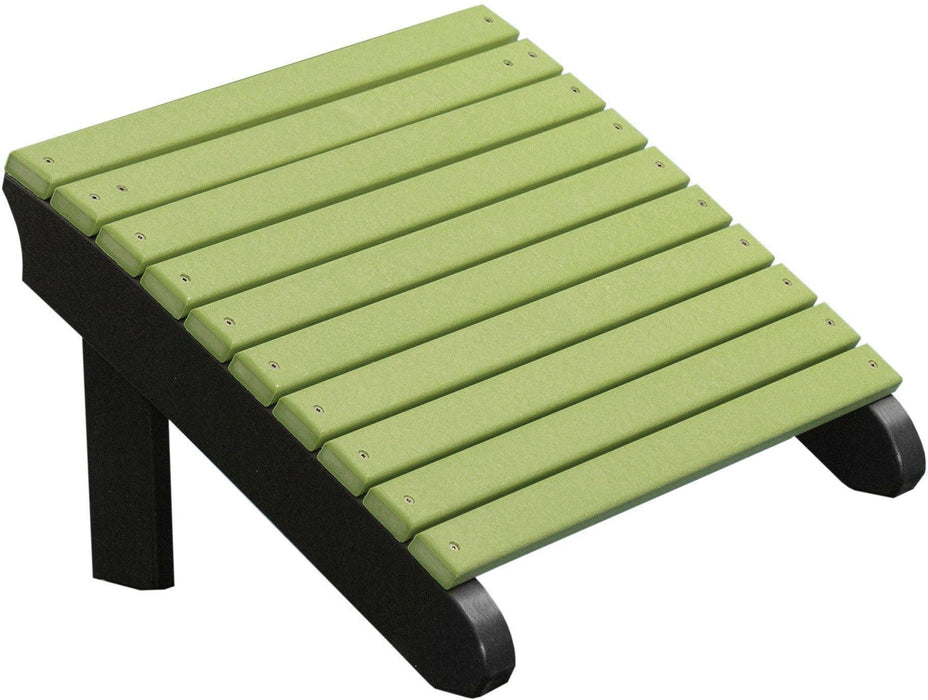 LuxCraft Recycled Plastic Deluxe Adirondack Footrest
