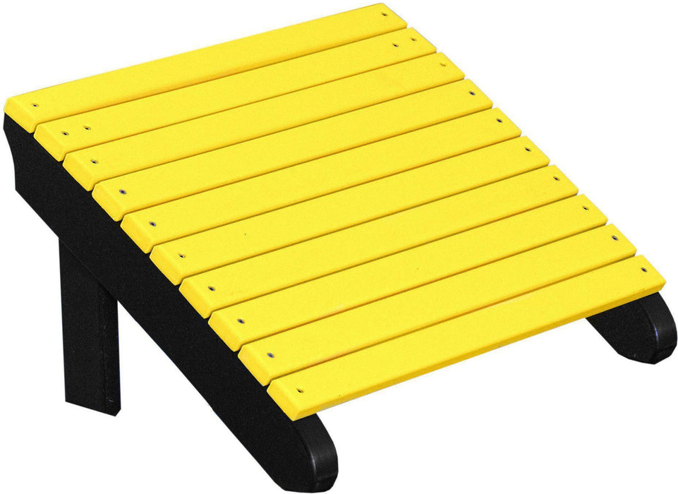 LuxCraft Recycled Plastic Deluxe Adirondack Footrest
