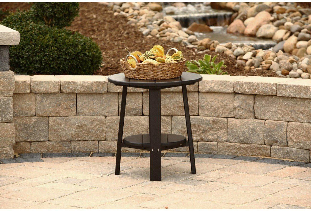 LuxCraft Recycled Plastic 21.5" Deluxe End Table