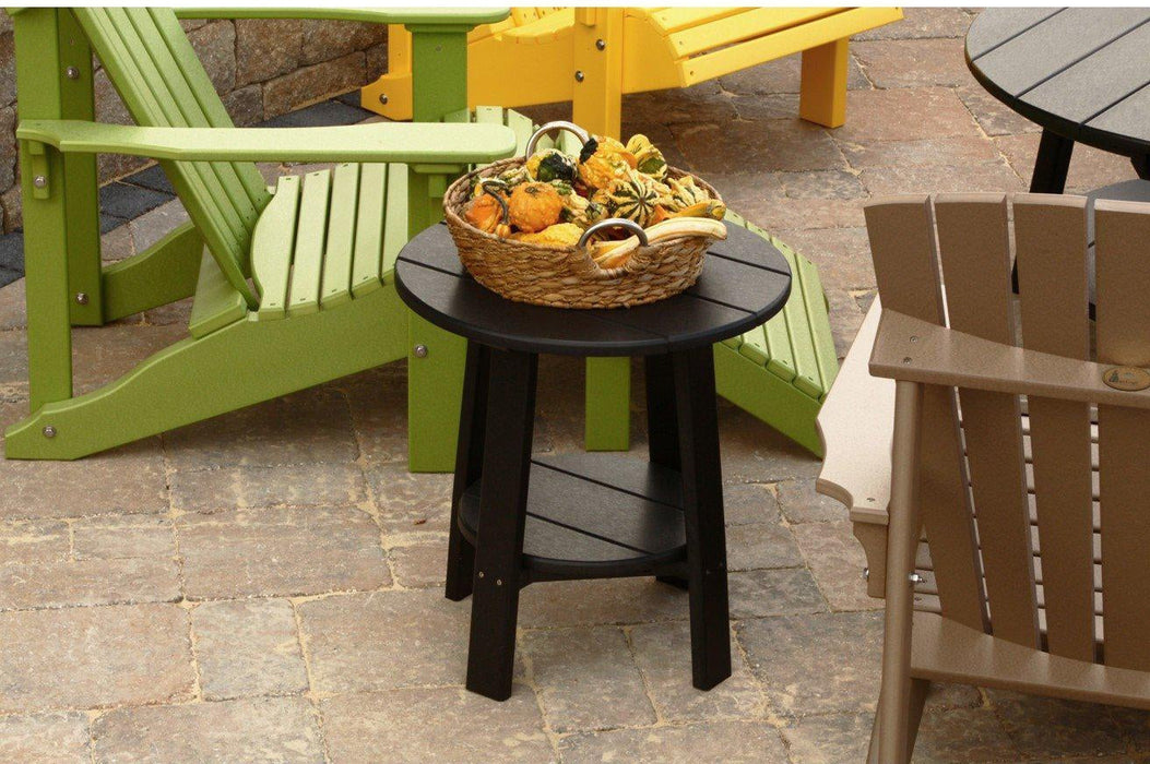 LuxCraft Recycled Plastic 21.5" Deluxe End Table