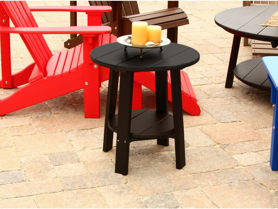 LuxCraft Recycled Plastic 21.5" Deluxe End Table
