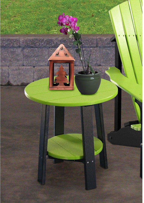 LuxCraft Recycled Plastic 21.5" Deluxe End Table