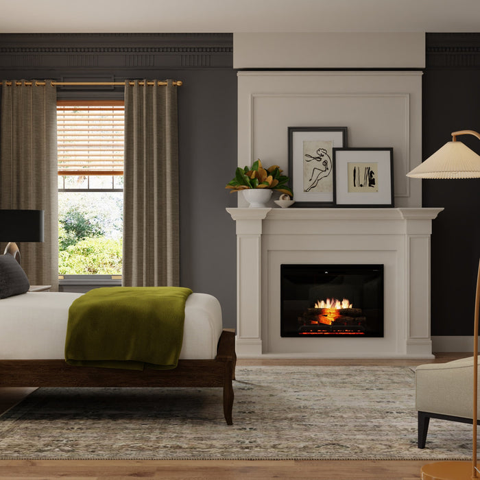 Dimplex Revillusion 30" Built-in Electric Firebox With Black Backer