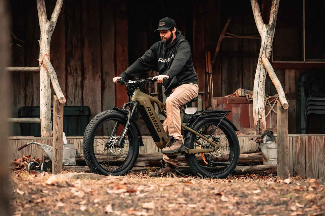 Rambo Dominator HD 1000W Mid-Drive Electric Hunting Bike