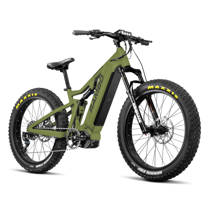 Rambo Dominator HD 1000W Mid-Drive Electric Hunting Bike