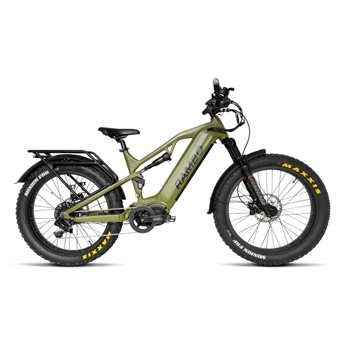 Rambo Dominator UltraDrive 1000W Mid-Drive Hunting E-Bike