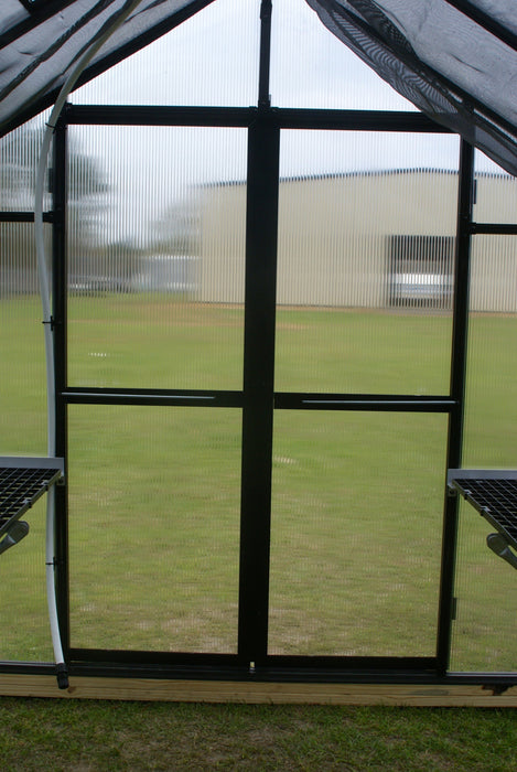 Riverstone Industries MONT Second Set of Hinged Doors for Black Greenhouse