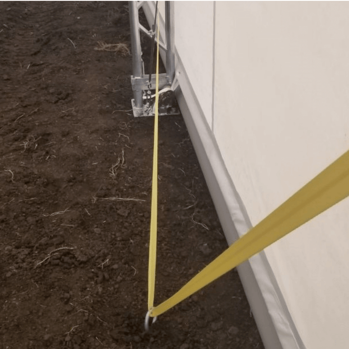 Chery Industrial Gold Mountain Double Truss Arch Storage Shelter 30′ W × 80′ L × 20′ H