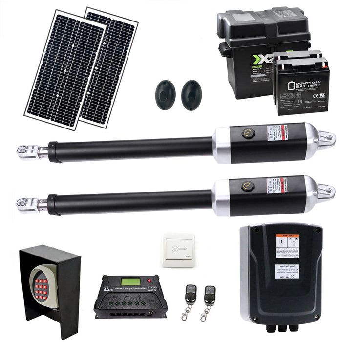 Chery Industrial Dual Swing Gate Operator Solar Kit 60 W