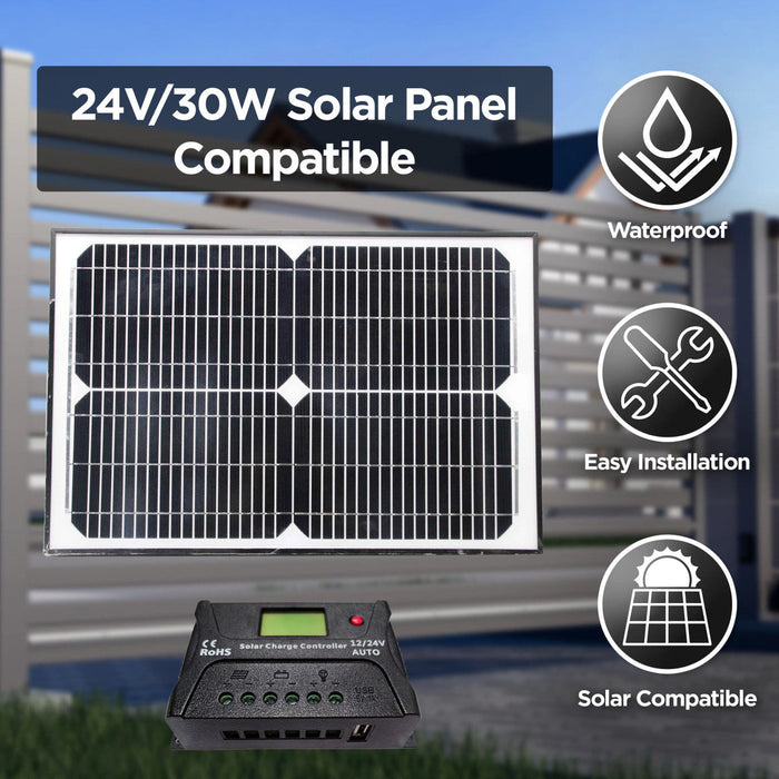 Chery Industrial Dual Swing Gate Operator Solar Kit 60 W