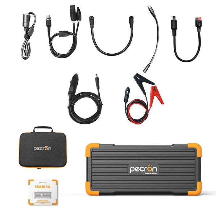 PECRON EB3000-24V  Expansion Battery 3072Wh for E2000LFP ONLY