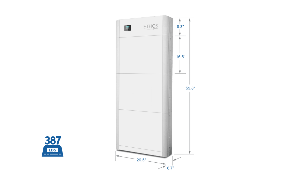 BigBattery ETHOS 15.4KWH (3 Module) - Stackable & Modular Batteries