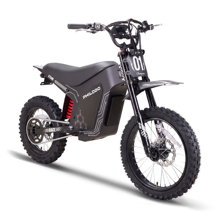 PHILODO STARX 60V Mid-Drive Electric Dirt Bike for Adults & Teens