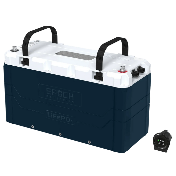 Epoch Batteries | 48V 100Ah V2 Elite Series | Heated & Bluetooth & Victron Comms LiFePO4 Battery