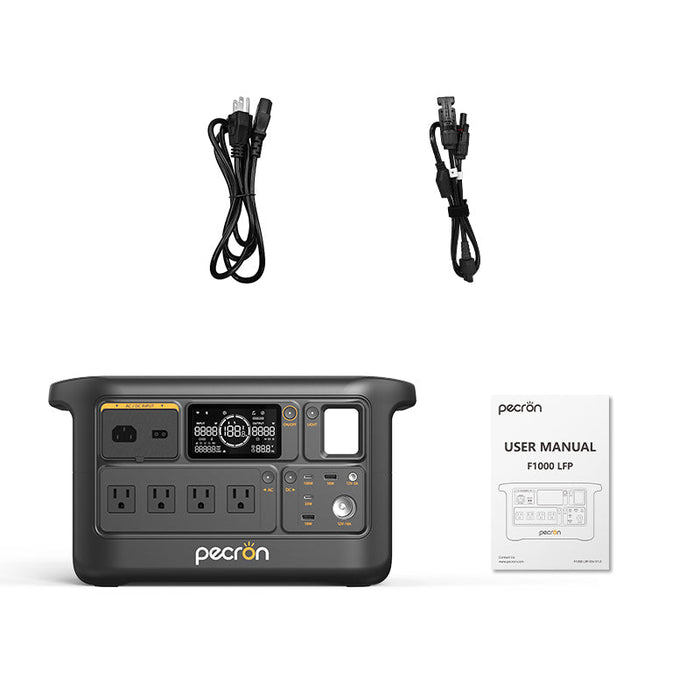 PECRON F1000LFP Portable Power Station 1500W 1004Wh