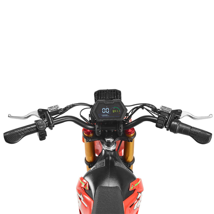 HappyRun | F18 Mid-Drive Electric Dirt Bike for Teens & Adults