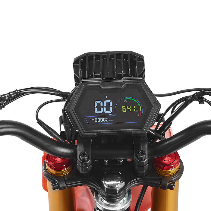 HappyRun | F18 Mid-Drive Electric Dirt Bike for Teens & Adults