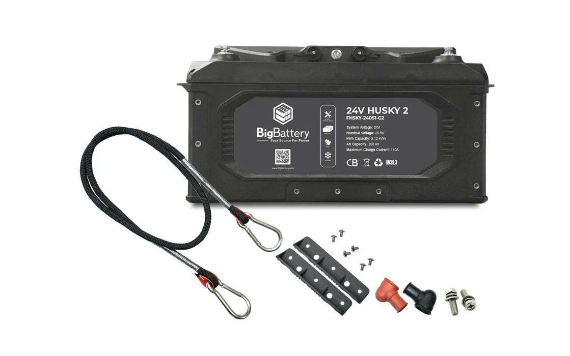 BigBattery 24V 3X HUSKY 2 Battery Kit (600Ah | 15.36kWh)