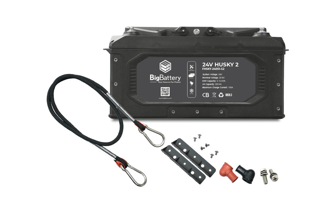 BigBattery 24V 2X HUSKY 2 Power Kit – Victron (5500W | 10.24kWh)