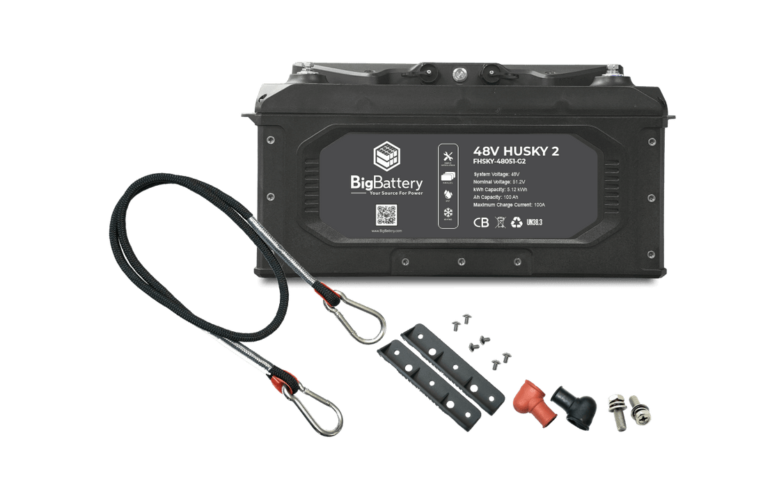 BigBattery 48V 1X HUSKY 2 Power Kit – 3K Growatt Inverter (3000W | 5.12kWh)
