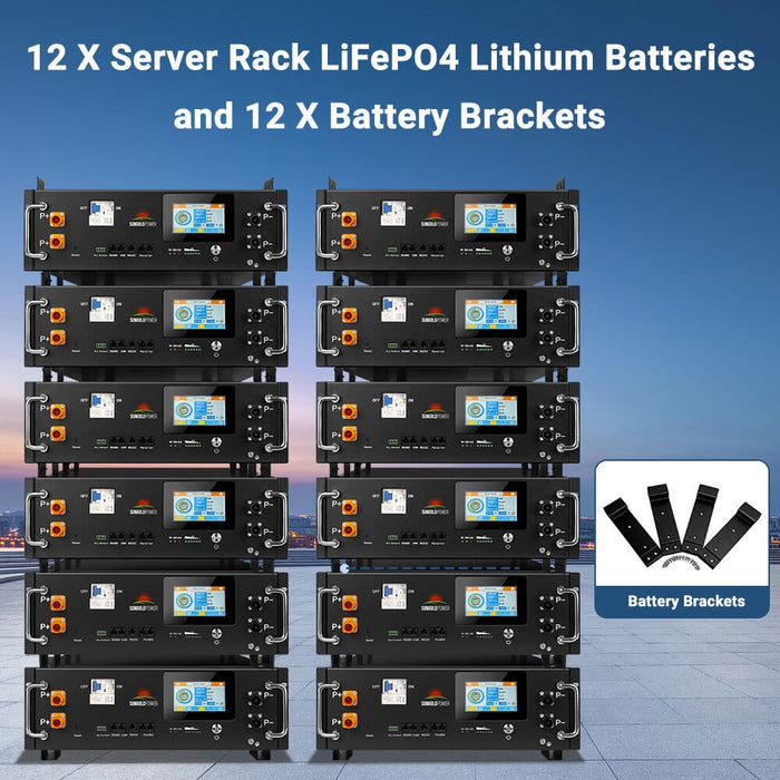 SunGoldPower Off-Grid Solar Kit 24kW 48V 61.44-64.28kWh 31 x 590W - FR-24K60CP/FR-24K64PM