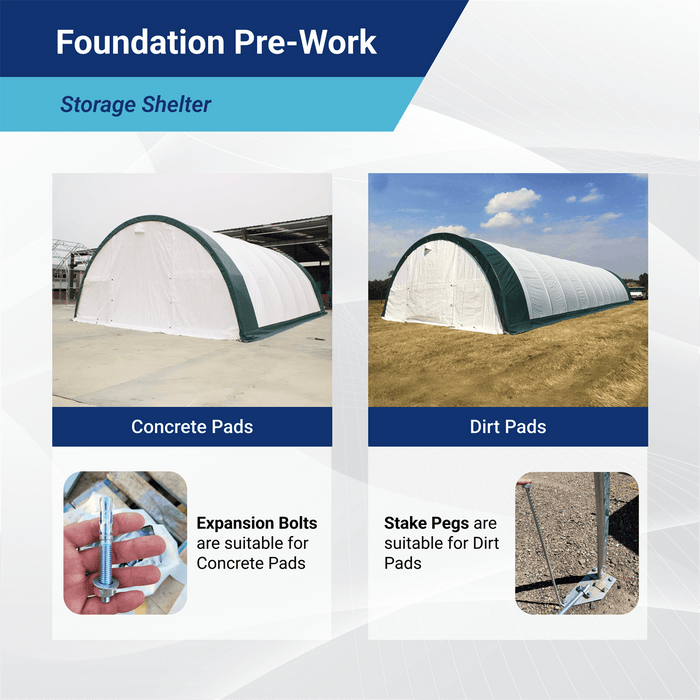 Chery Industrial Single Truss Arch Storage Shelter W30'xL40'xH15'