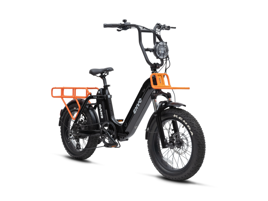 ENVO Flex Overland Folding Cargo Electric Bike 500W Dual Battery Ready