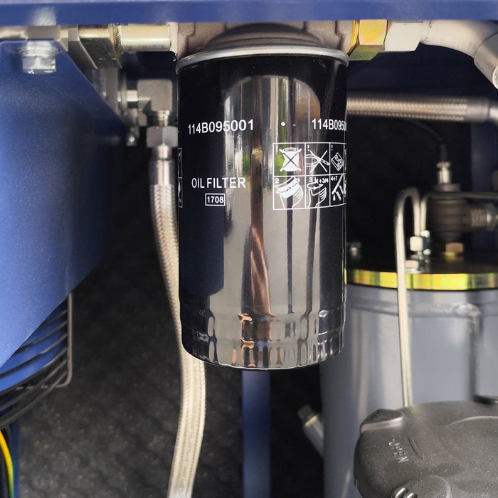 56CFM Rotary Screw Air Compressor, 15HP, 125PSI, 230V 3PHASE 60HZ