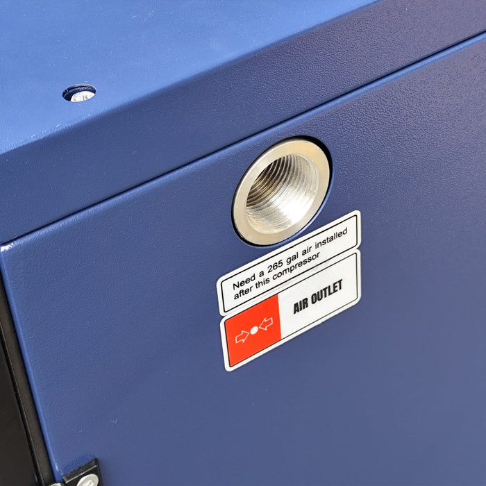 56CFM Rotary Screw Air Compressor, 15HP, 125PSI, 230V 3PHASE 60HZ