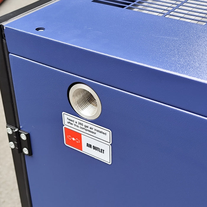 56CFM Rotary Screw Air Compressor, 15HP, 125PSI, 230V 3PHASE 60HZ