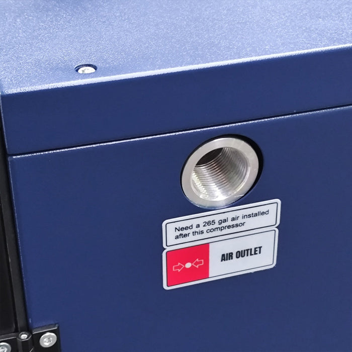 74CFM Rotary Screw Air Compressor, 20HP, 125PSI, 230V 3PHASE 60HZ