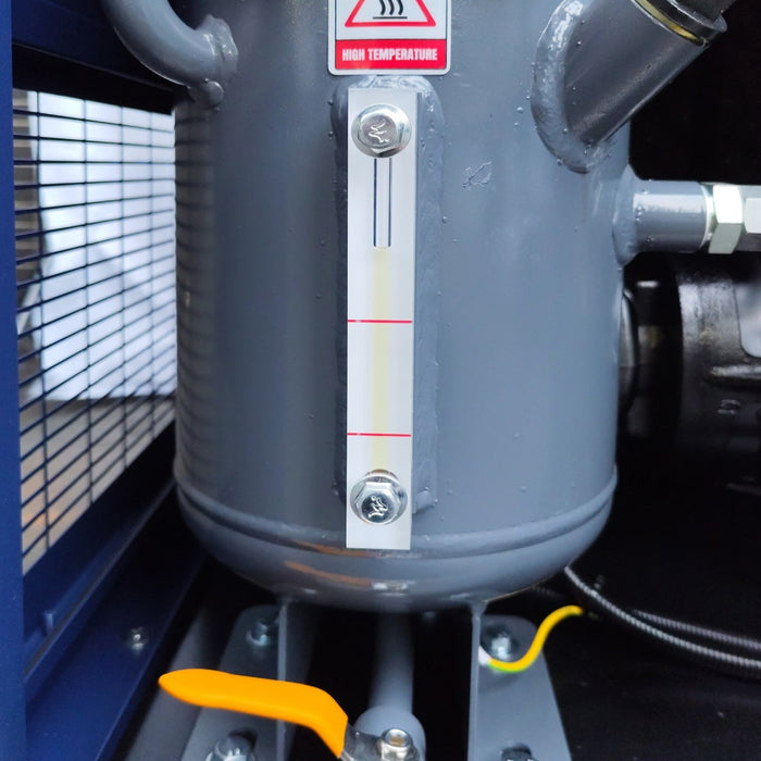 74CFM Rotary Screw Air Compressor, 20HP, 125PSI, 230V 3PHASE 60HZ