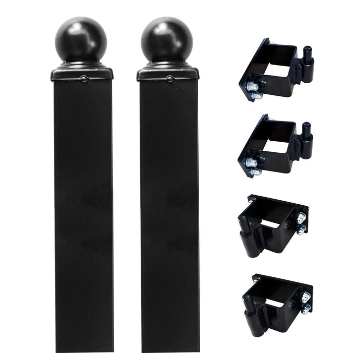 Chery Industrial Gate Posts 10'x4"x4" for Dual Swing Driveway Gates