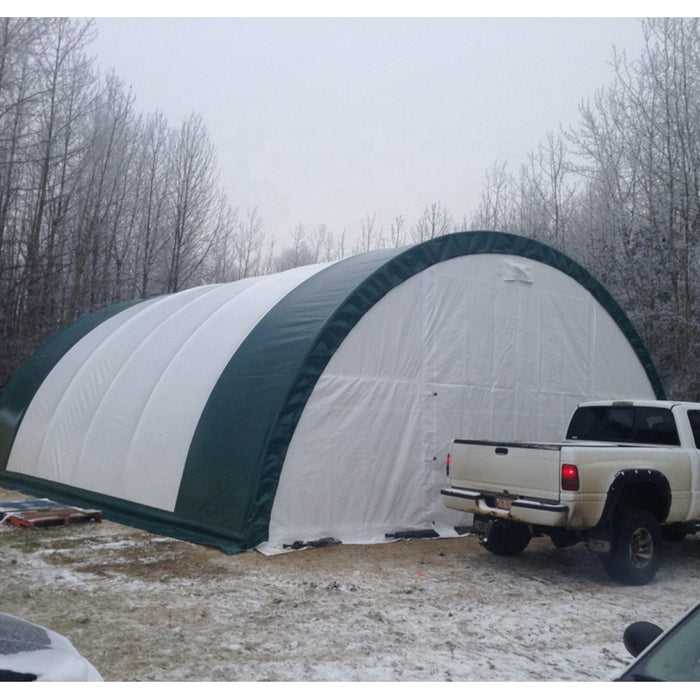 Chery Industrial Single Truss Arch Storage Shelter W30'xL40'xH15'
