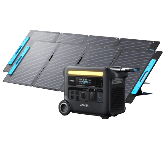 Anker SOLIX F2600 Power Station Solar Generator + 2*200W Solar Panel