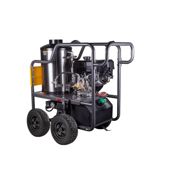 BE Power 4,000 PSI - 4.0 GPM Hot Water Pressure Washer with Powerease 420 Engine and AR Triplex Pump - HW4015RA