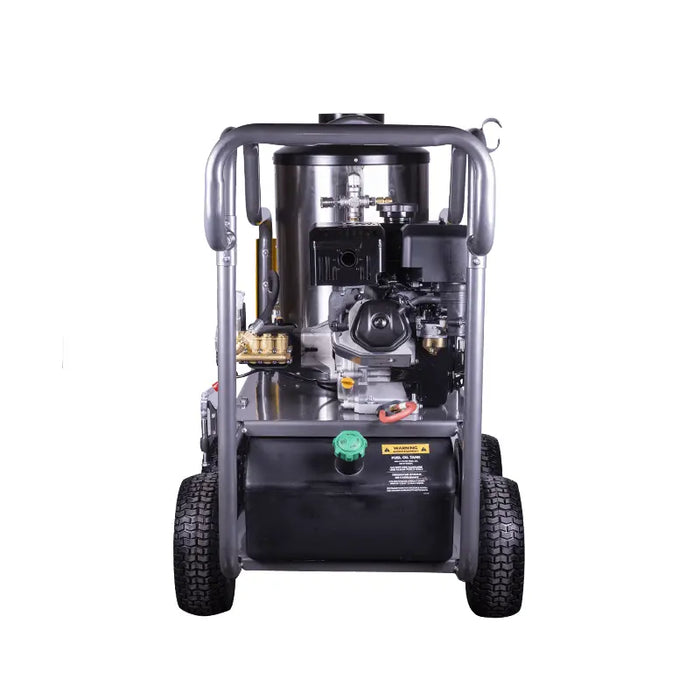 BE Power 4,000 PSI - 4.0 GPM Hot Water Pressure Washer with Powerease 420 Engine and AR Triplex Pump - HW4015RA