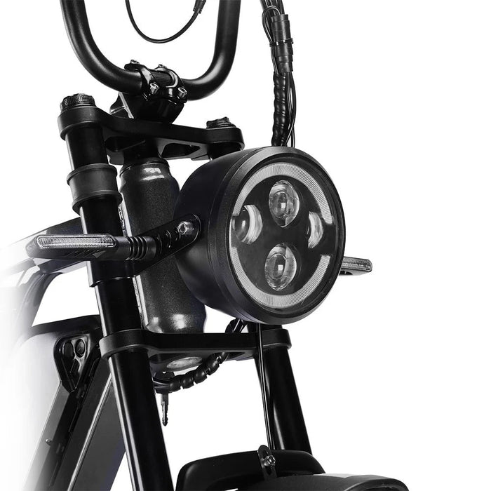 HAPPYRUN Tank G60Pro 20" Fat Tire Off Road Electric Bikes 2000W Peak Motors 48V 25Ah Battery