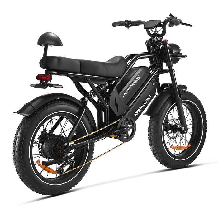 HAPPYRUN G70 20" Electric Cargo Bike 2000W Peak Motor 48V 20Ah+18Ah Dual Batteries
