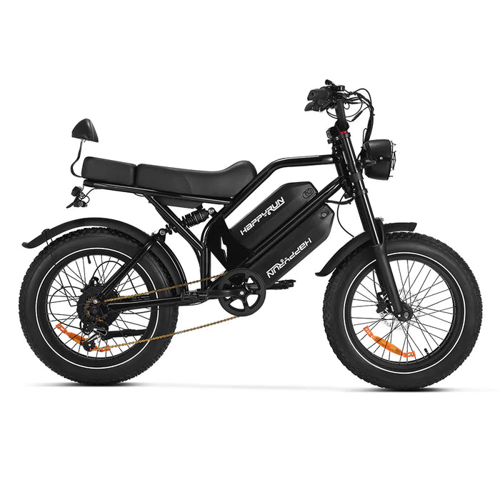 HAPPYRUN G70 20" Electric Cargo Bike 2000W Peak Motor 48V 20Ah+18Ah Dual Batteries