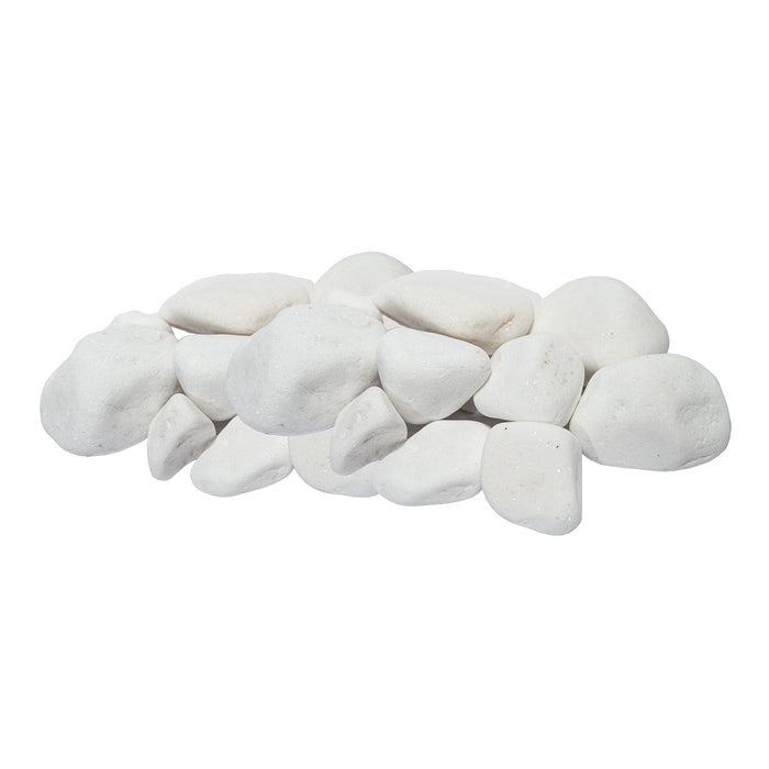 Harvia Decorative White Rounded Sauna Heater Stones 2-4", 22 lb