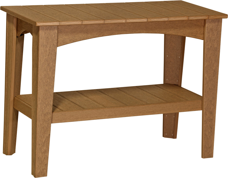 LuxCraft Recycled Plastic Island Buffet Table