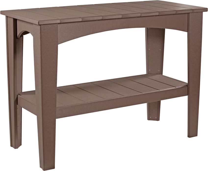 LuxCraft Recycled Plastic Island Buffet Table