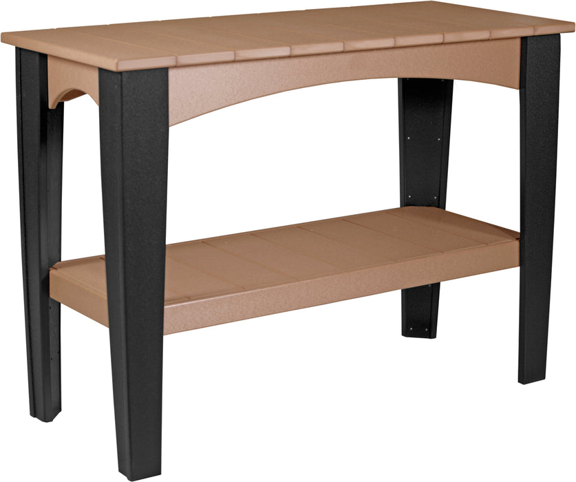 LuxCraft Recycled Plastic Island Buffet Table
