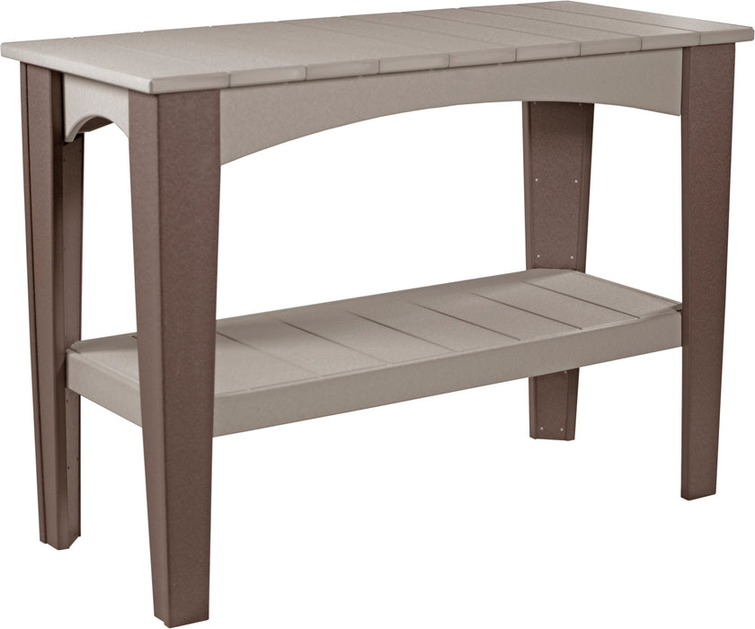 LuxCraft Recycled Plastic Island Buffet Table