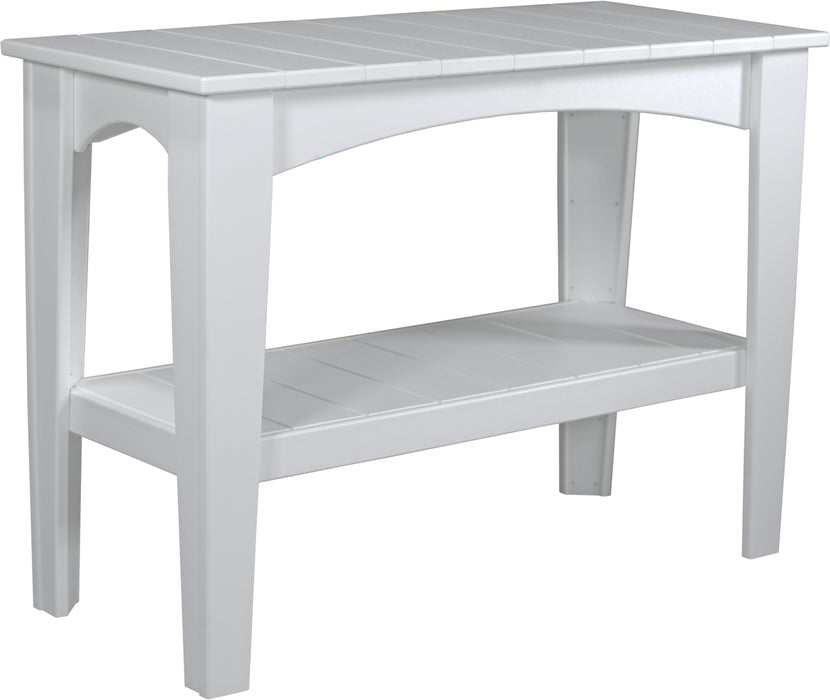 LuxCraft Recycled Plastic Island Buffet Table