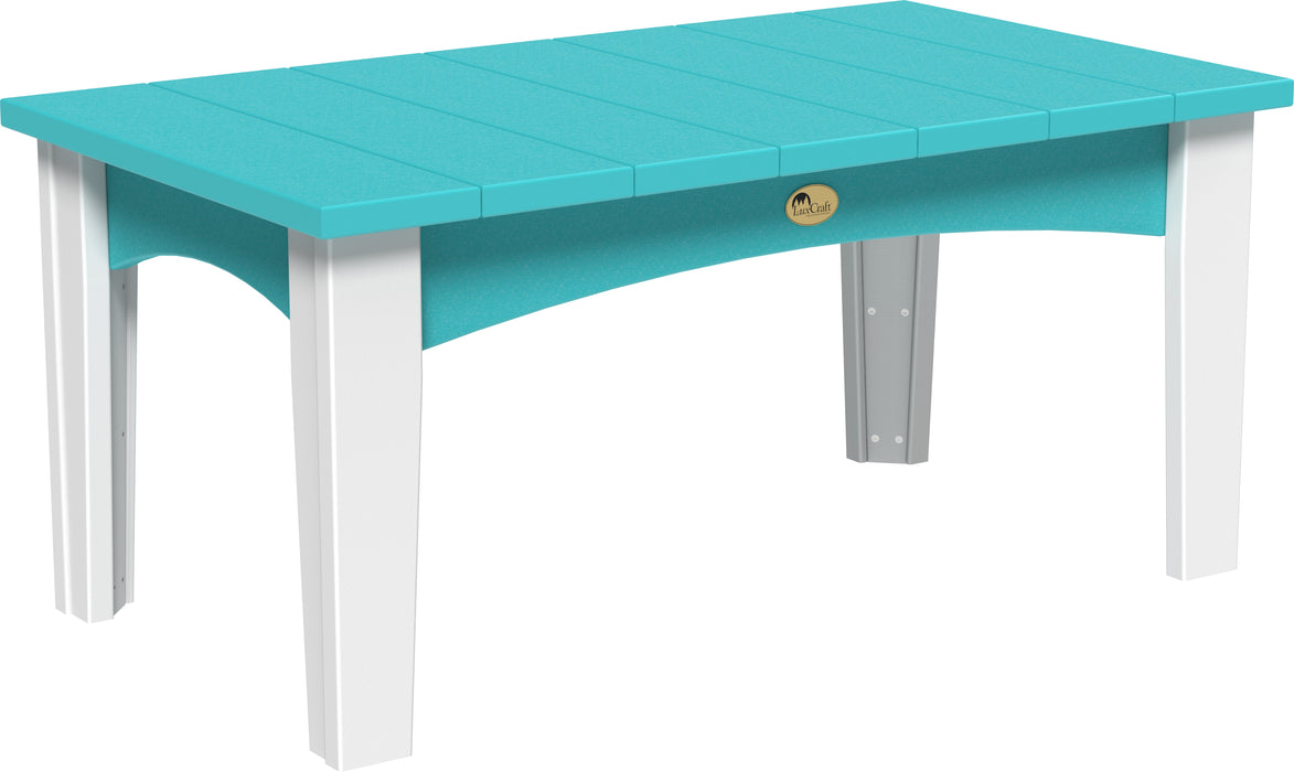LuxCraft Recycled Plastic Island Coffee Table