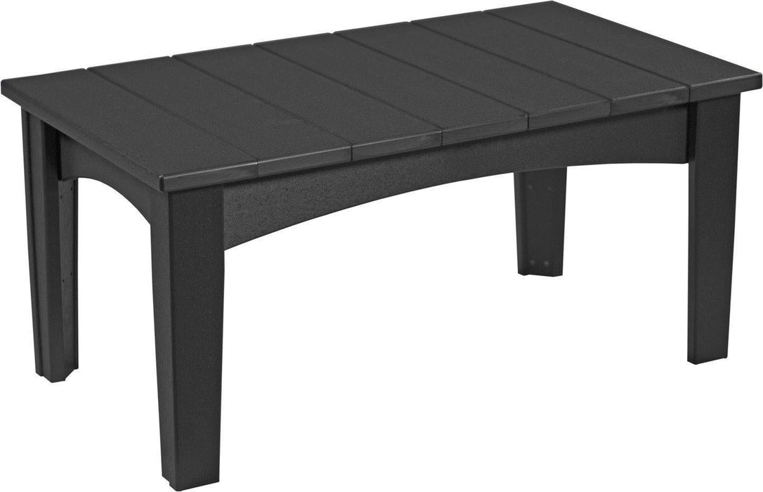 LuxCraft Recycled Plastic Island Coffee Table