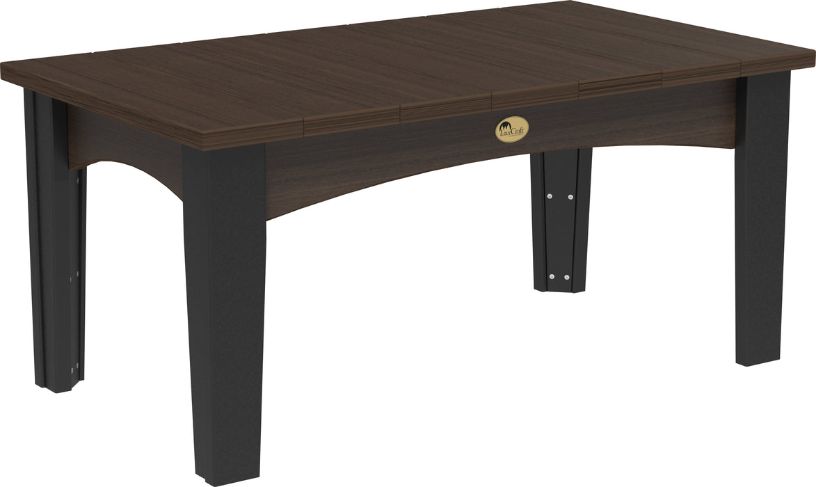 LuxCraft Recycled Plastic Island Coffee Table