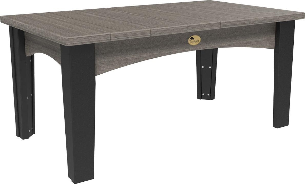 LuxCraft Recycled Plastic Island Coffee Table